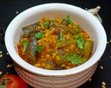 A picture of step 5 of ગલકા મગદાળનું શાક (SpongeGourd Moongdal Sabji Recipe in Gujarati.