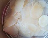A picture of step 4 of Potato Chips using Alum Powder (Phitkari).