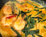 Foto langkah ke 10 dari resep Gulai udang kacang panjang.