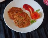 A picture of step 7 of Makki Ragi Mixed Veggie Pancakes.