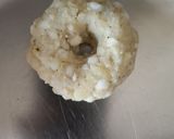 A picture of step 3 of Sabudana Vada.