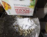 A picture of step 2 of Palak Seekh Kabab.
