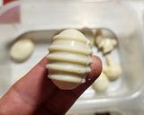 Foto del paso 12 de la receta: 🪺Mini huevitos de Pascua rellenos - Chocolate blanco y pistachos - Chocolate semiamargo con Nutella🪺