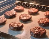 Hình bước làm 6 của món 💚 Bánh Brownie Cookies & Hạt Sô Cô La Đen