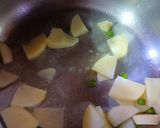 A picture of step 2 of Samak Rice Pulao.