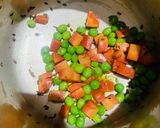 A picture of step 2 of Dalia khichdi (broken wheat).