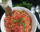 A picture of step 5 of Carrot pulav.