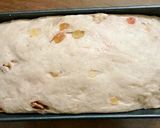A picture of step 15 of Breakfast Bread with dry fruits and tutty fruity.