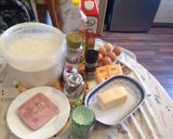 Sonkás-sajtos-petrezselymes muffin 🥓🧀 recept fázis 1 fotója