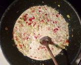 VEGÁN kapros, tejszínes cukkini ragu gluténmentes tésztával recept fázis 5 fotója