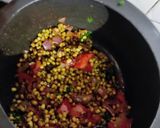 A picture of step 3 of Mung bean usal.