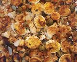 A picture of step 3 of Bacalhao punheta.
