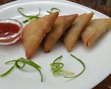 A picture of step 10 of Keema Samosa.