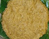 কলাপাতায় নারিকেল - চিংড়ি র পিঠে(kolapatay narikel chingrir pithe recipe in Bengali) রেসিপির ধাপ 5 ছবি
