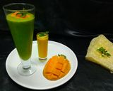 A picture of step 4 of Mango spinach smoothie.