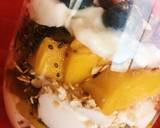 Foto del paso 2 de la receta Yogur con mango y arándanos