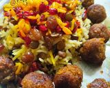 عکس مرحله 2 از دستور عدس پلو با زرشک و کشمش