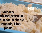 A picture of step 3 of Yam dogs.
