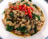 รูปขั้นตอนการทำที่ 3 ของ กะเพราไก่🐔
