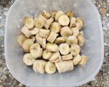 Foto del paso 1 de la receta: 🍫🍌Helado granizado de banana con cacao 🍌4 ingredientes 🍌🍫