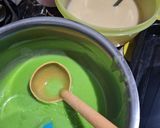Foto langkah ke 3 dari resep 497. Puding Pandan Zebra.