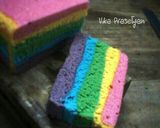 Foto langkah ke 4 dari resep Rainbow Cake Kukus.