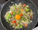 Foto del paso 5 de la receta: Migas de coliflor con taquitos de jamón