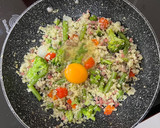 Foto del paso 5 de la receta: Migas de coliflor con taquitos de jamón