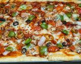 A picture of step 5 of Spicy jalapenos pizza.