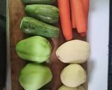 Foto del paso 1 de la receta: Sopa de verduras