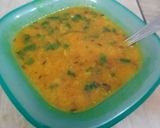 A picture of step 6 of Tuvar dal.