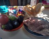 A picture of step 1 of Mago’s Grilled Beef Tortas (Homemade Style).
