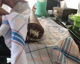 Foto langkah ke 8 dari resep Talas Roll Cake Keto#ketofy#lowcarb#flourless.