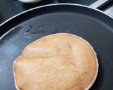 A picture of step 4 of Eggless fluffy pancakes.