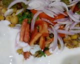 A picture of step 5 of Mix Chana Chaat.