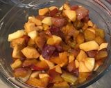 Une image de l'étape 4 de Compote de prunes et pommes à l'orange.