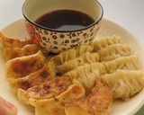 Hình bước làm 8 của món Há cảo Gyoza Nhật Bản