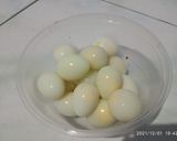 Foto langkah ke 4 dari resep Telur puyuh + Ikan Teri Balado (masakan rumahan).