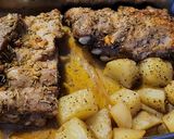Foto del paso 7 de la receta Churrasco a mi manera con patatas y manzanas
