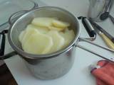 Pastel de bacalao y patatas gratinado al horno