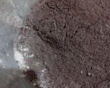 Foto langkah ke 3 dari resep Ube Brownies Basque Burnt Cheesecake.