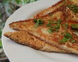 Foto langkah ke 3 dari resep (DIET) ROTI GANDUM BAKAR SELAI KACANG DAN SAUS KEJU - SARAPAN.