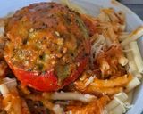 Une image de l'étape 5 de 🍅 Tomates farcies poulet, mozzarella & pesto.