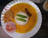 A picture of step 13 of Fusion style dal chawal North indian recipe.