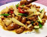 Hình bước làm 3 của món Bao Tử Cá BaSa Xào Bơ