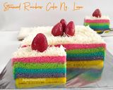 Foto langkah ke 6 dari resep Steamed Rainbow Cake Ny. Liem.
