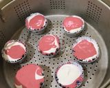 Foto langkah ke 4 dari resep Bolu Kukus Merah Putih.