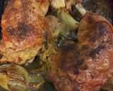 Töltött csirkecomb grillezett zöldséggel recept fázis 7 fotója