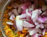 A picture of step 2 of Raw Mango Onion Chutney.