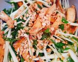 Hình bước làm 4 của món Gỏi xoài đậu hủ